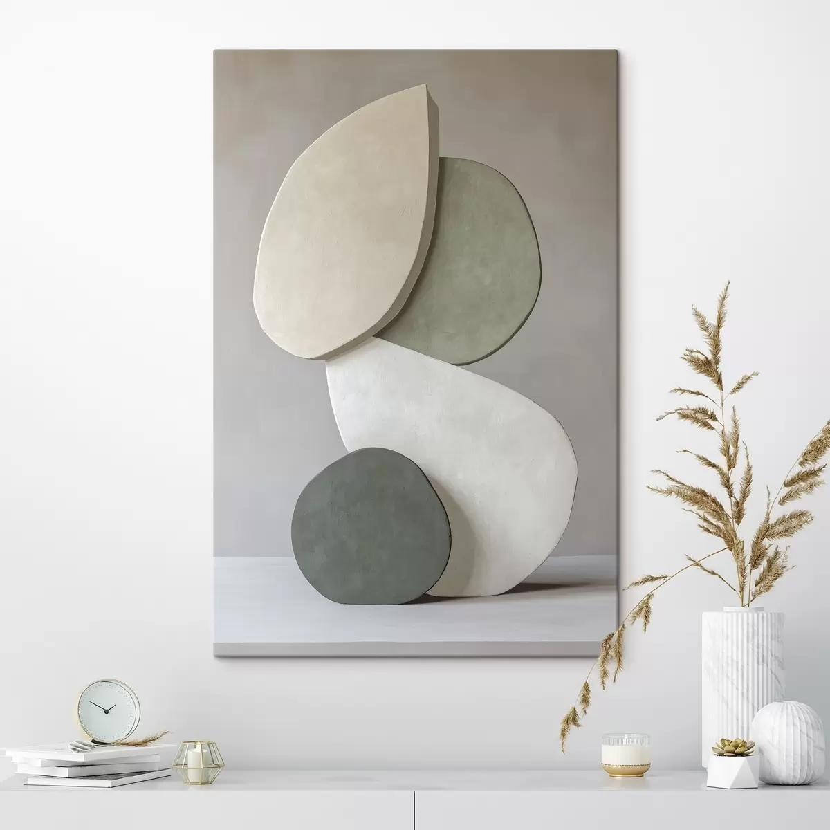 Pilt Kivide kompositsioon, realism, pastelsed värvid, loomulik valgustus  s43050