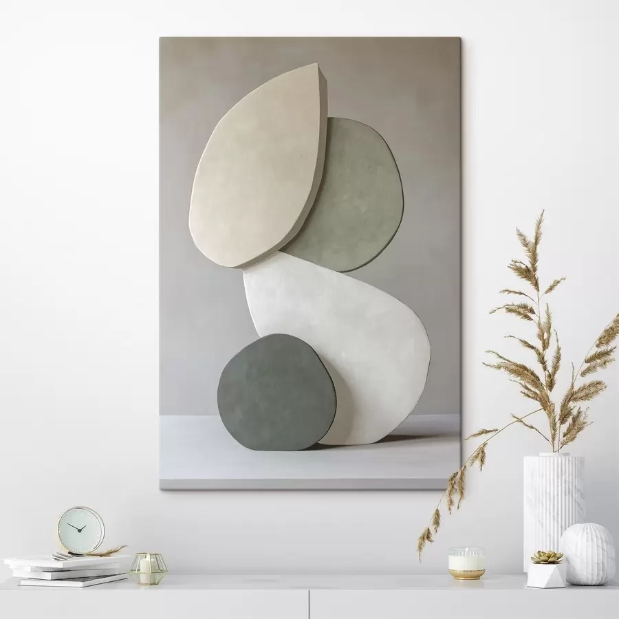 Pilt Kivide kompositsioon, realism, pastelsed värvid, loomulik valgustus  s43050