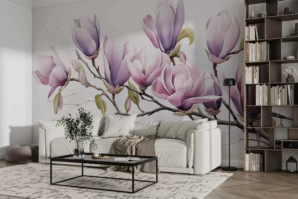 Fototapeedid Suur magnoolia oksa w08860