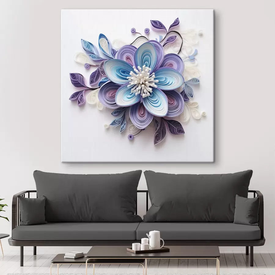 Pilt Abstraktne lill s43123