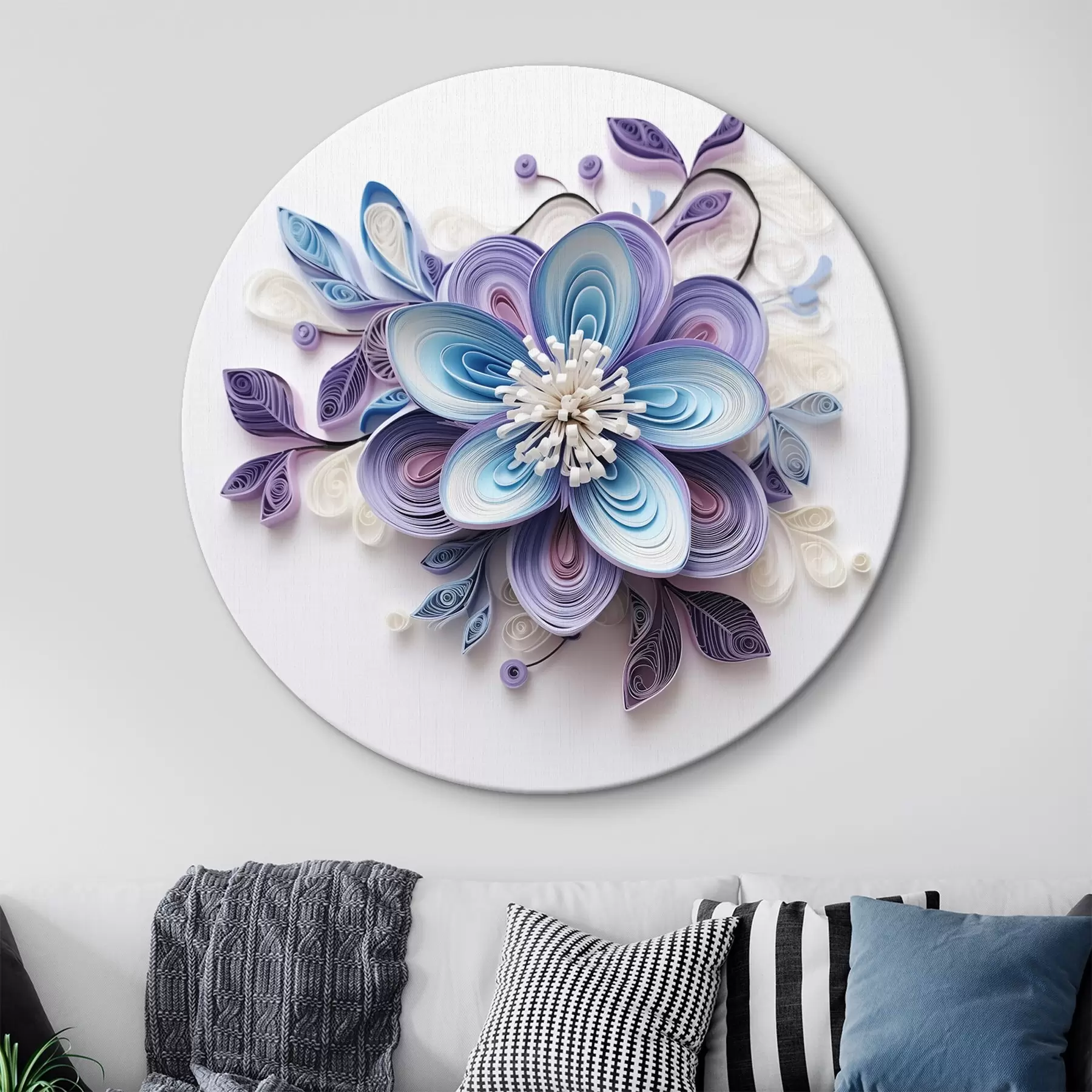 Pilt Abstraktne lill r43123