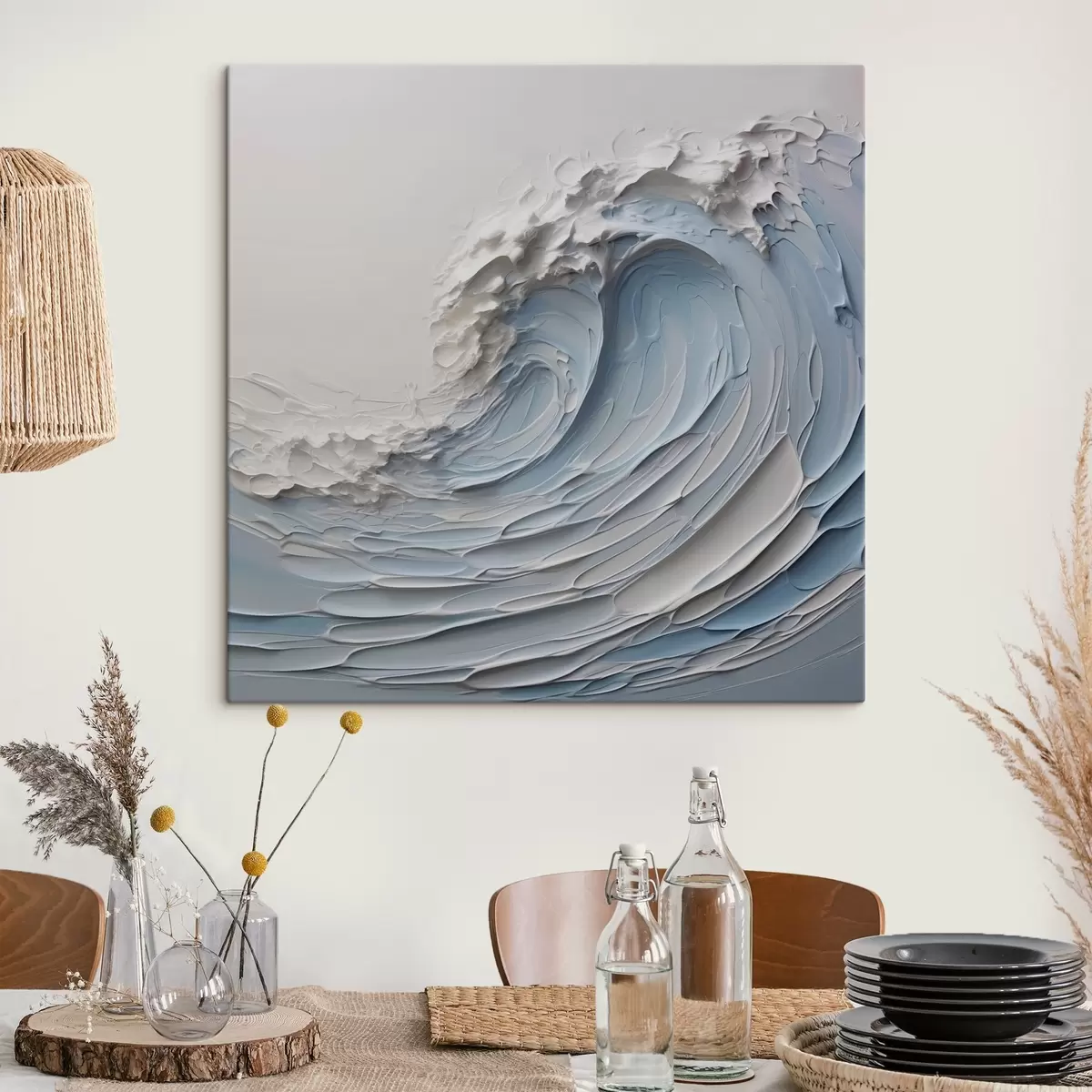 Pilt Abstraktne laine imitatsioon pintslitõmbed s43194