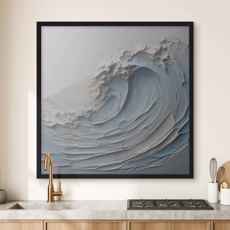 Fototapeedid Abstraktne laine imitatsioon pintslitõmbed f43194