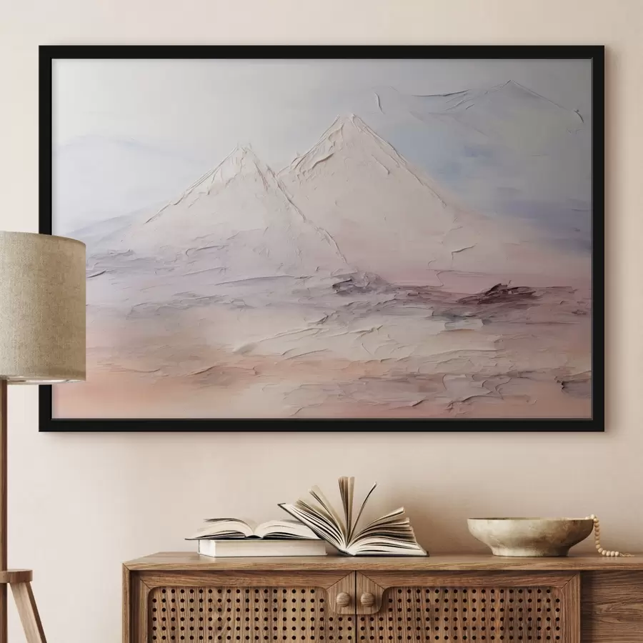 Fototapeedid Minimalistlik mägede imitatsioonimaal f43200