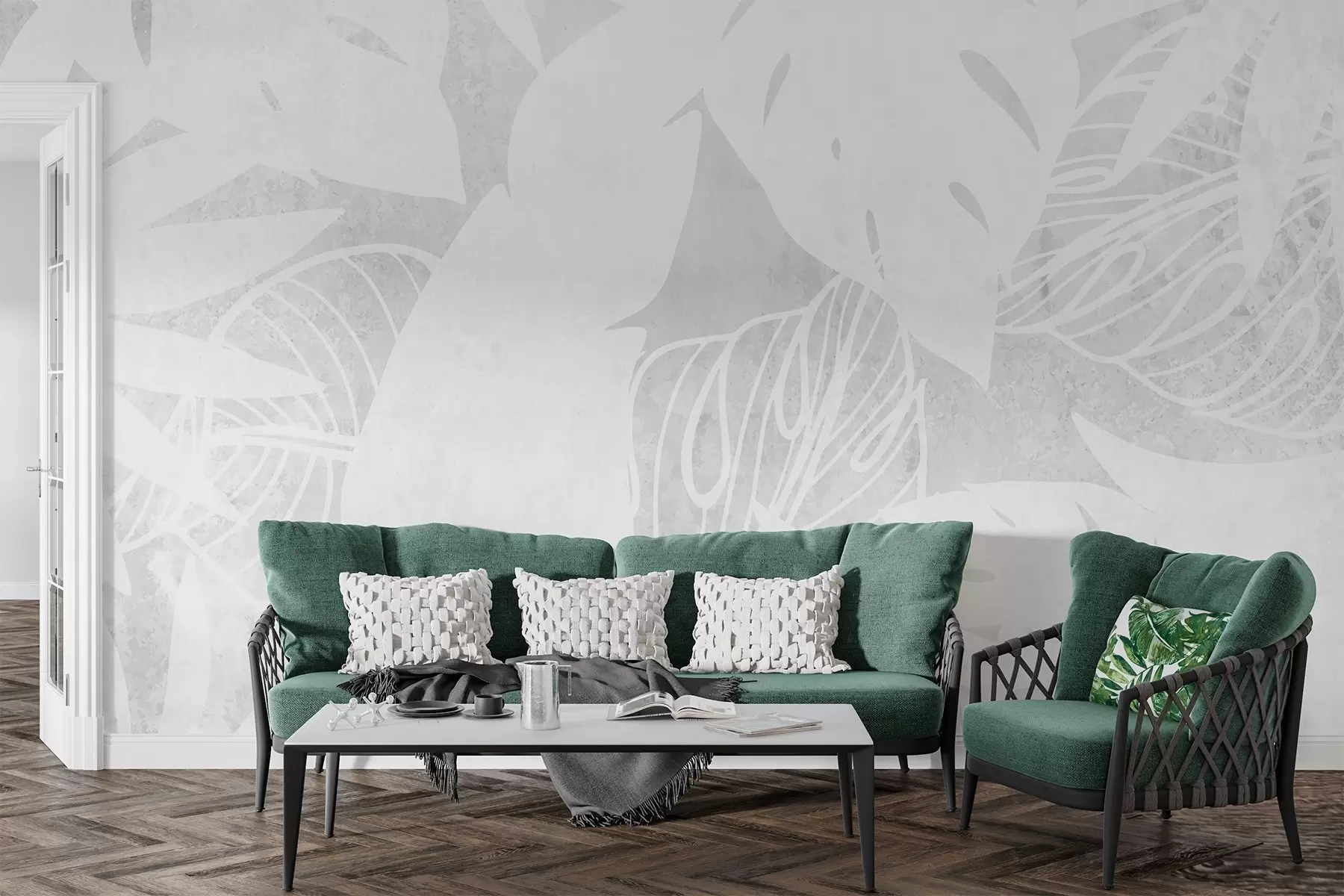 Fototapeedid Abstraktne lillemuster w03270