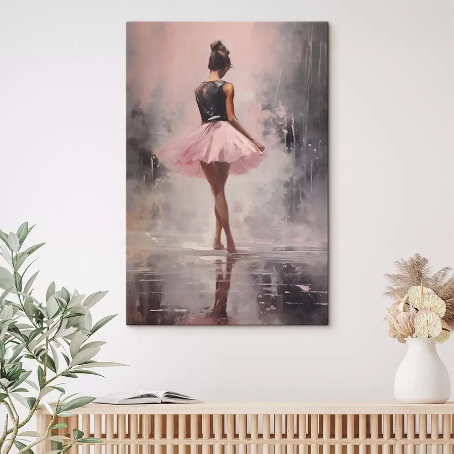 Pilt Tüdruk roosa seelikuga s43204