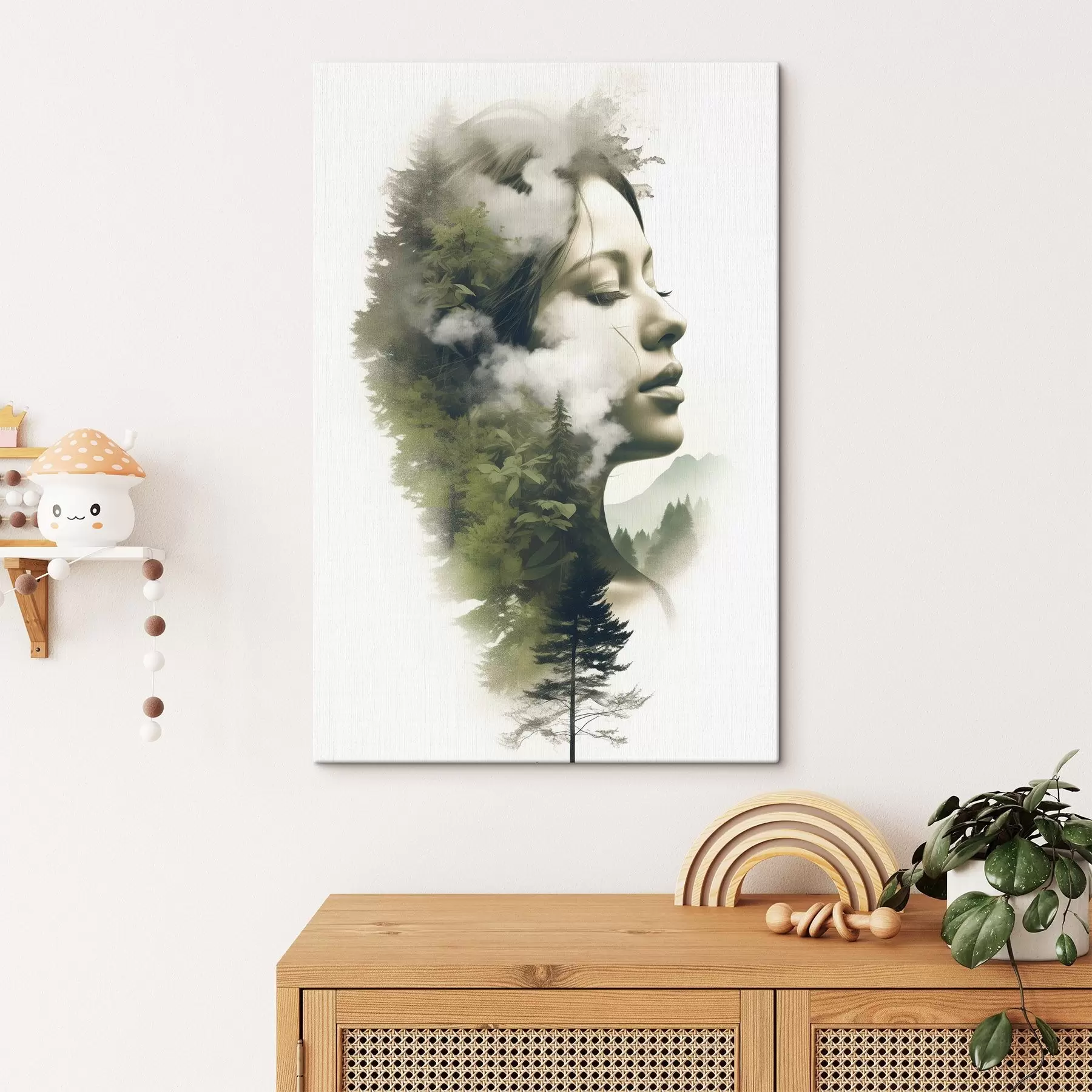 Pilt Inimesed, tüdruk, loodus, abstraktne vaade s43206