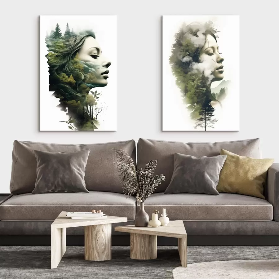 Pilt Inimesed, tüdrukud, loodus m00427