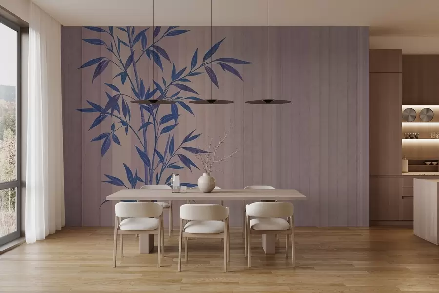 Fototapeedid Värvitud bambus grunge taustal w03337