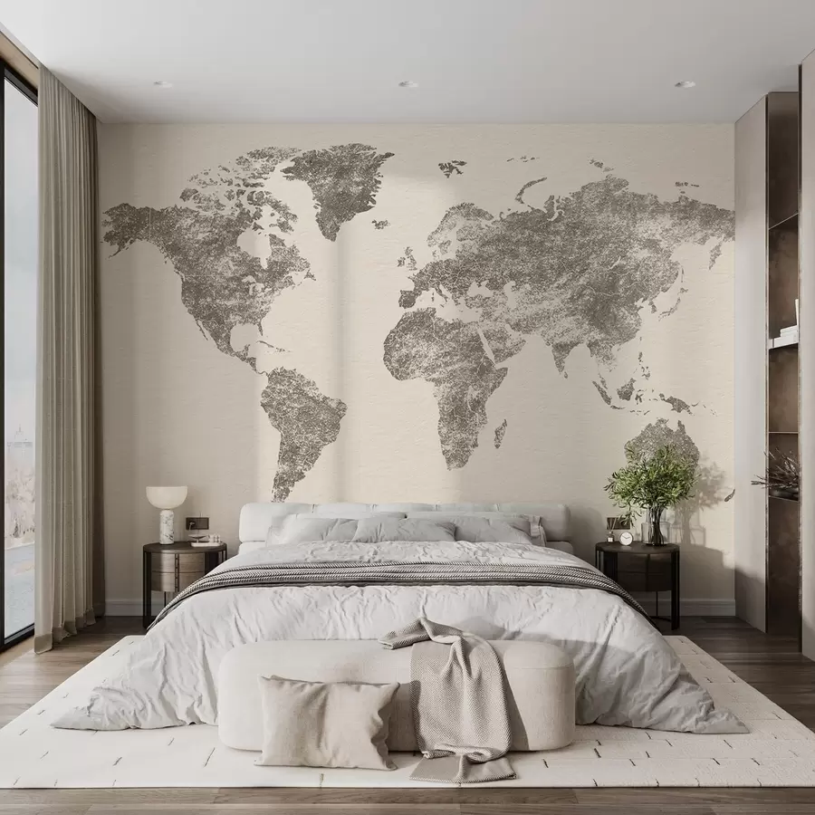 Fototapeedid Maailma tekstuurkaart w03312v2