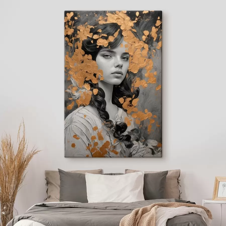 Pilt Tüdruku portree pliiatsiga s43098