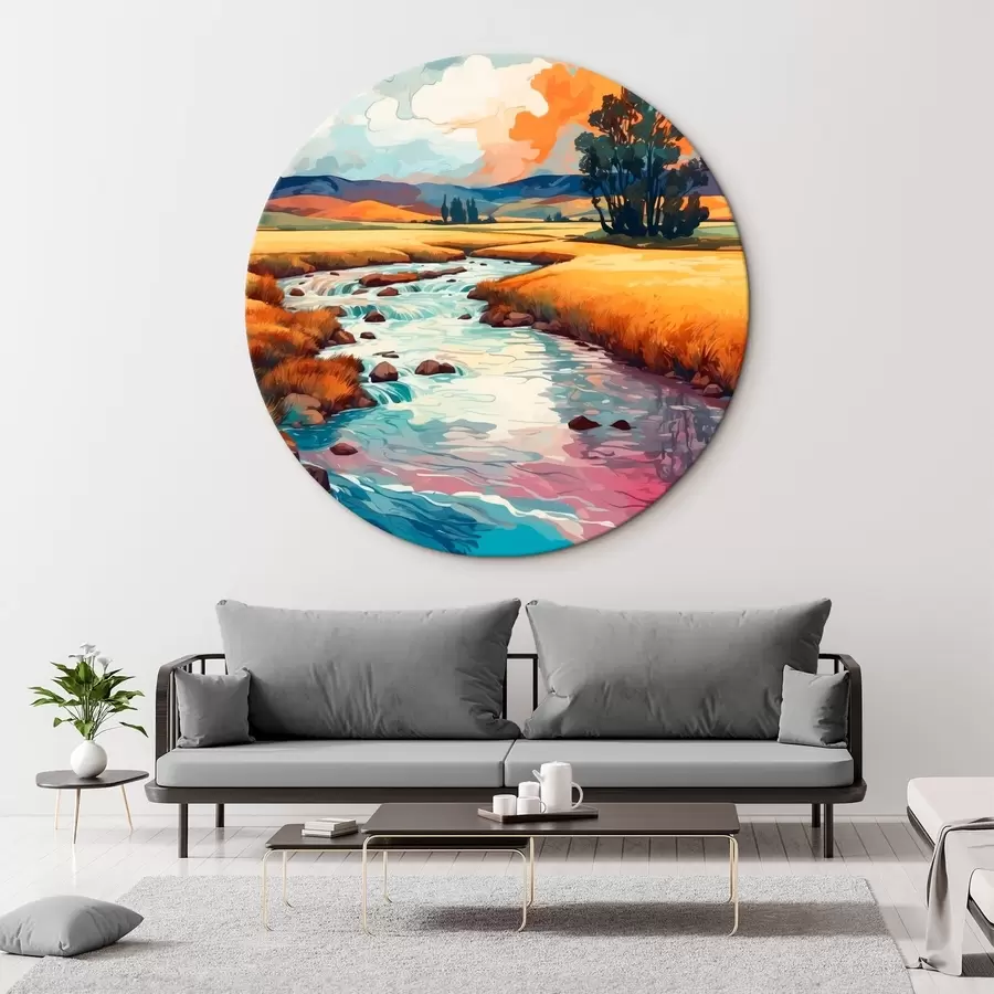 Pilt Stream valdkonnas stiilis akvarellmaalid r43110