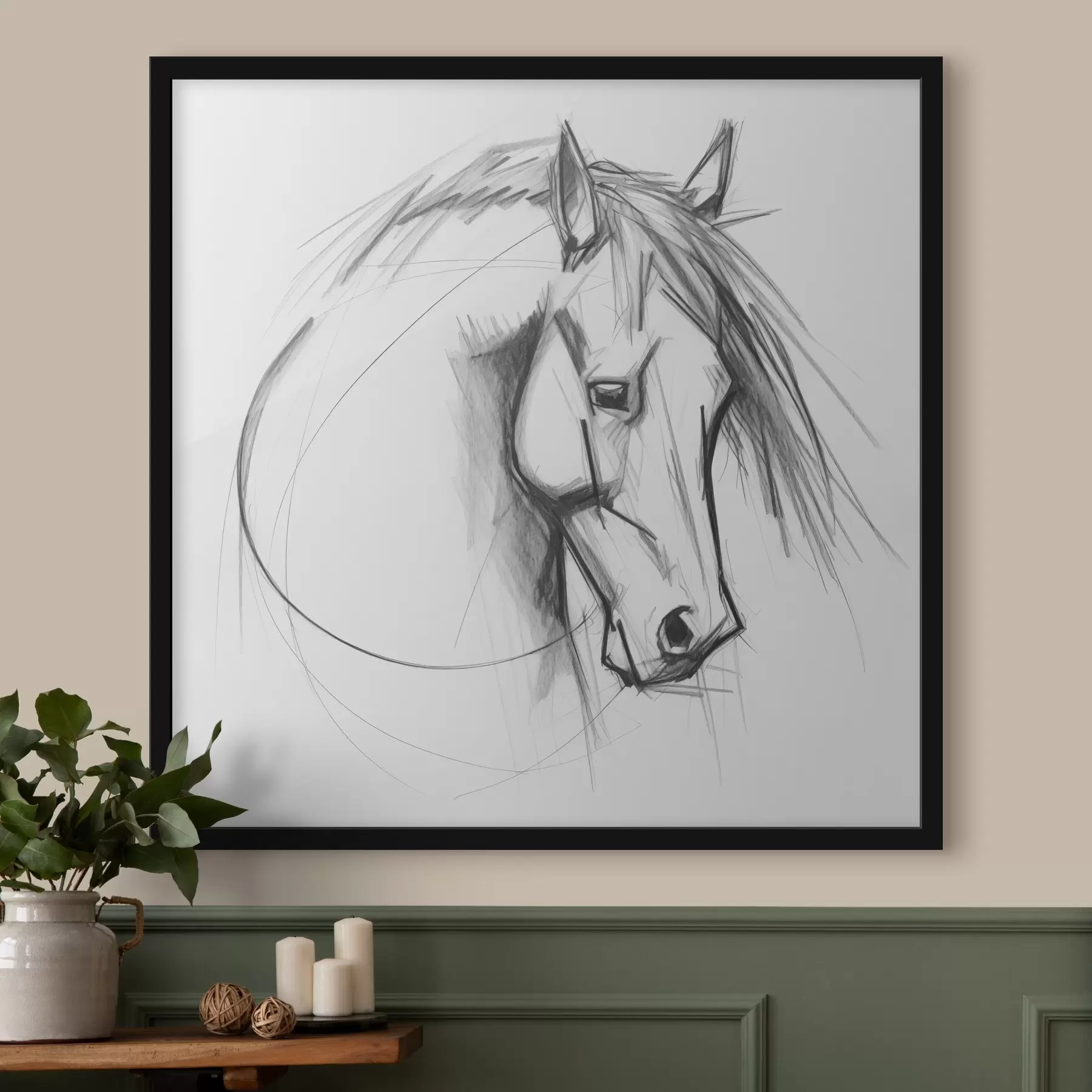 Pilt Hobuse imitatsiooni visand f43231