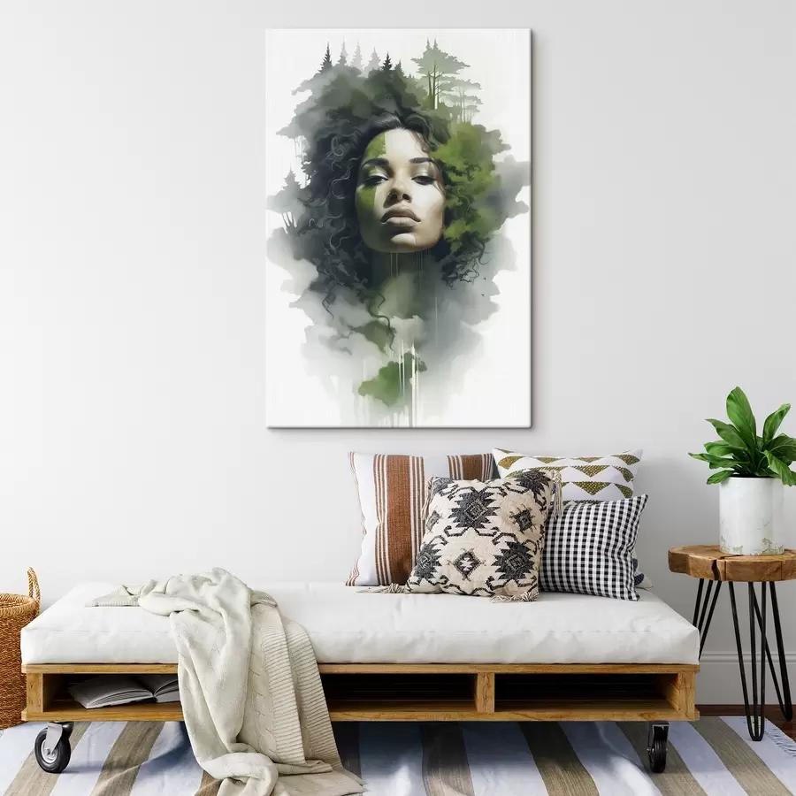 Pilt Inimesed, abstraktne kujutis metsast s43260