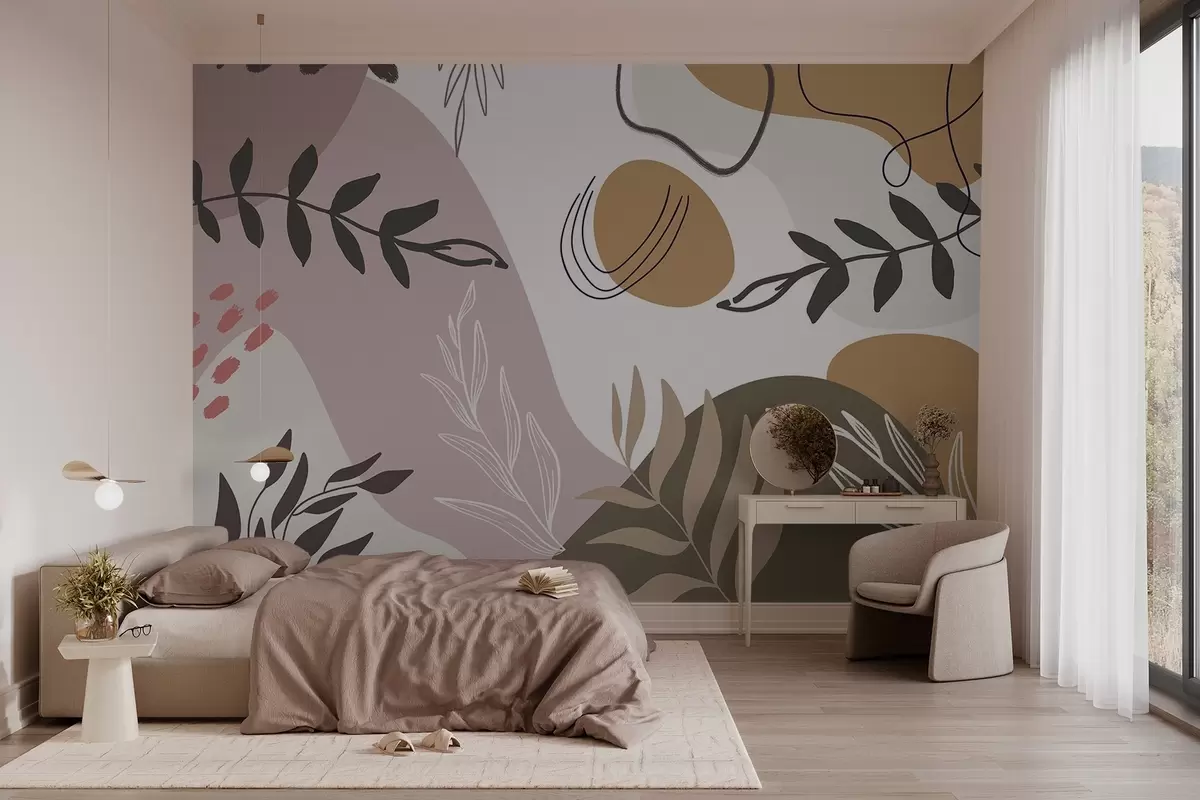 Fototapeedid Abstraktsed taimemotiivid w03262