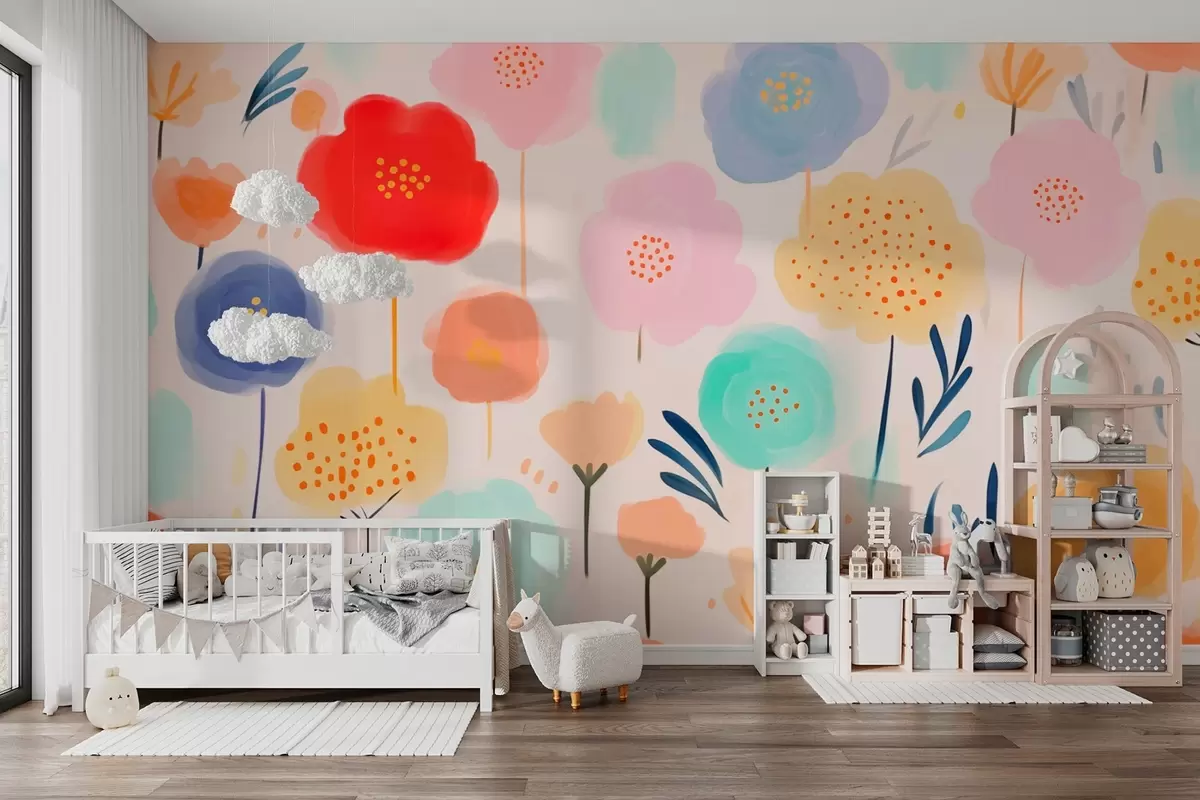 Fototapeedid Heledad abstraktsed lilled w03373