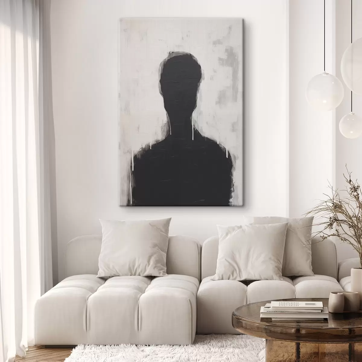 Pilt Siluett valgel taustal s43275