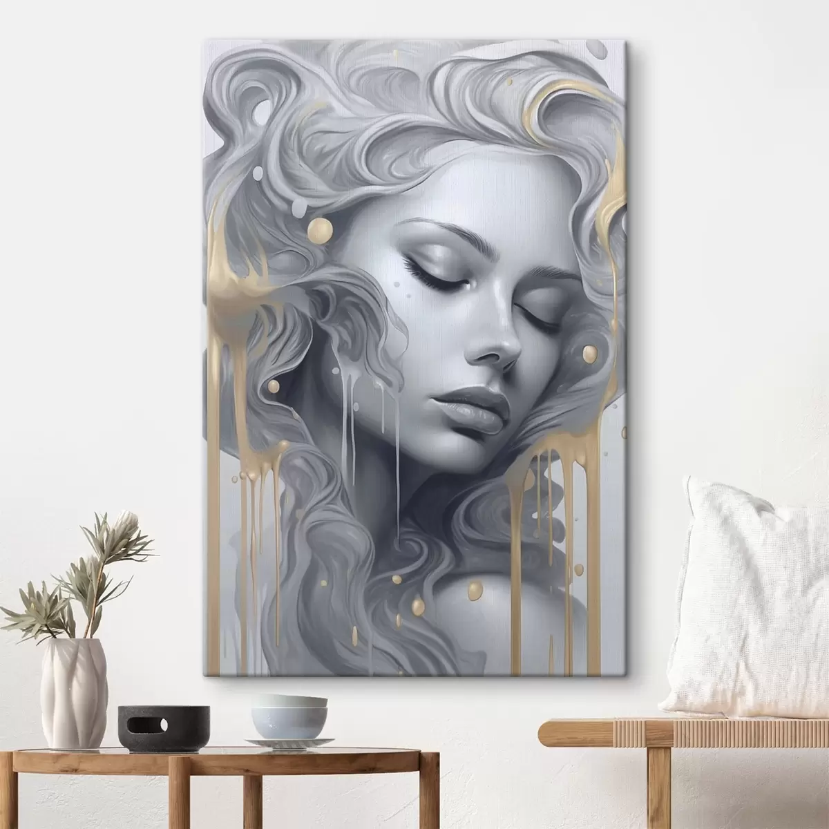 Pilt Siledate joontega portree s43278