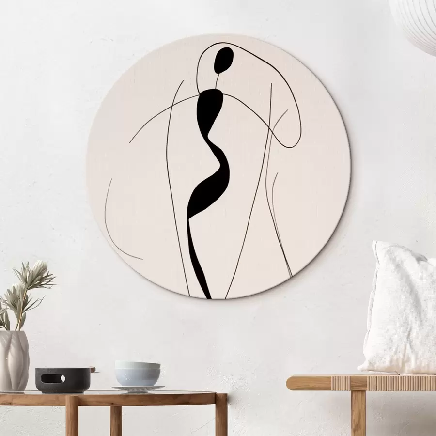 Pilt Minimalistlik abstraktne siluett r43274