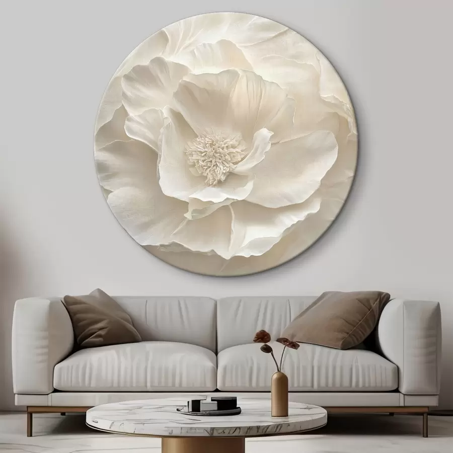 Pilt Suured õhulised valged pojengid r43312