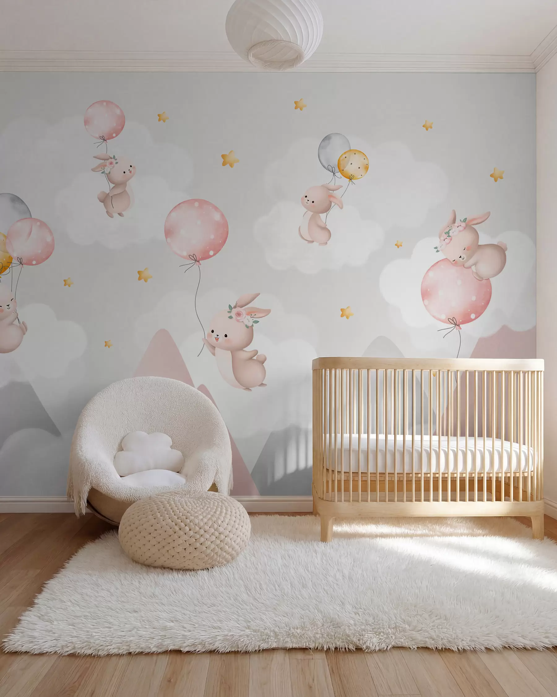 Fototapeedid Jänkud mägede kohal w03375