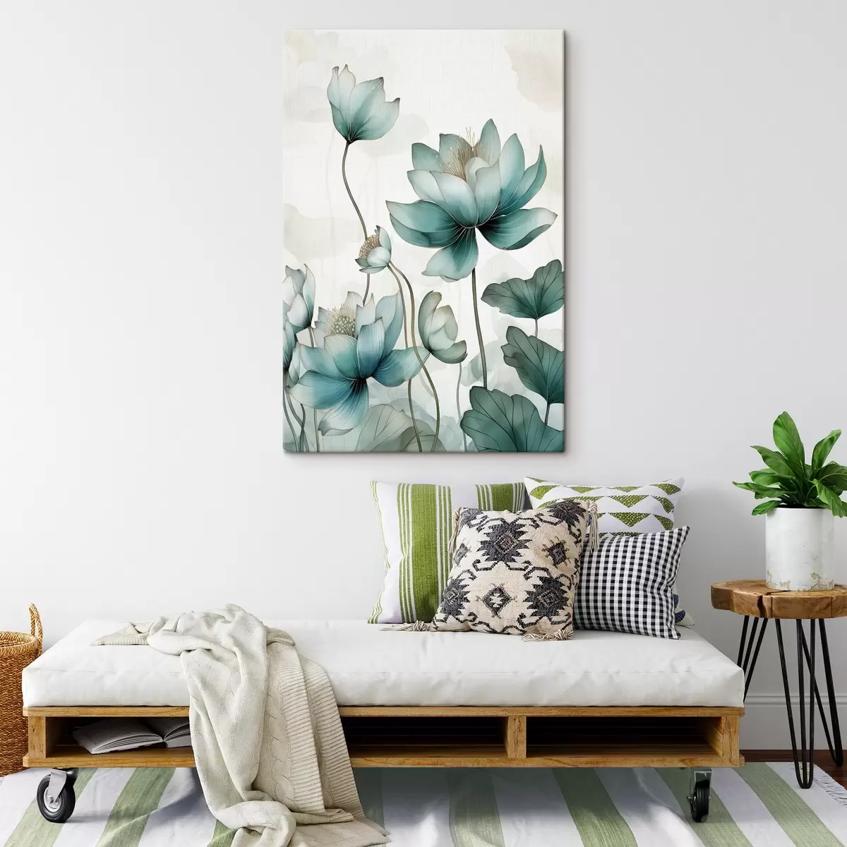 Pilt Akvarellkompositsioon, lootosid s43339