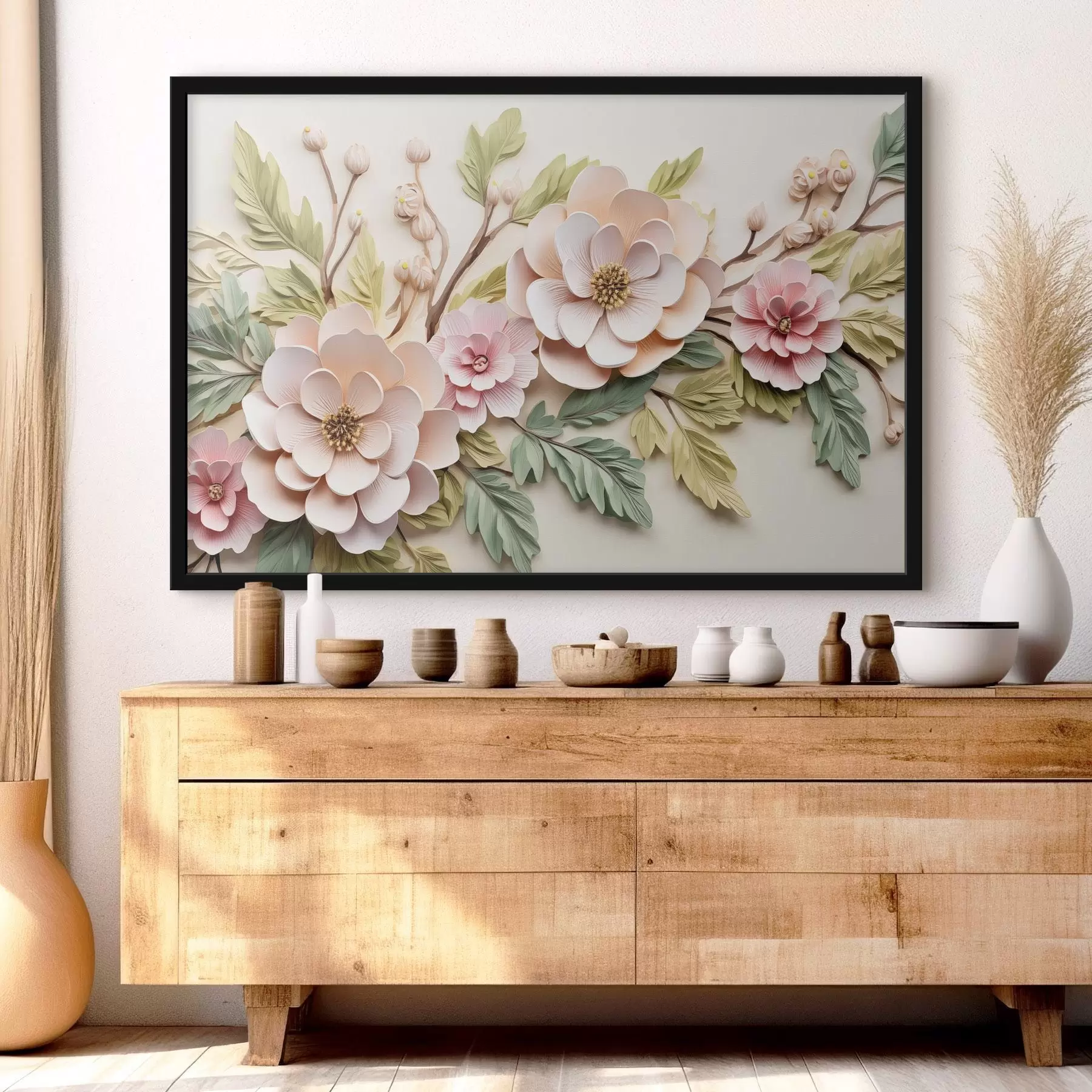 Pilt Suured lillede oksad, vormimise imitatsioon f43333