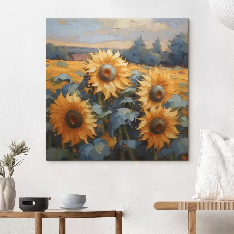 Pilt Päikeselillede imitatsiooni maalimine s43359