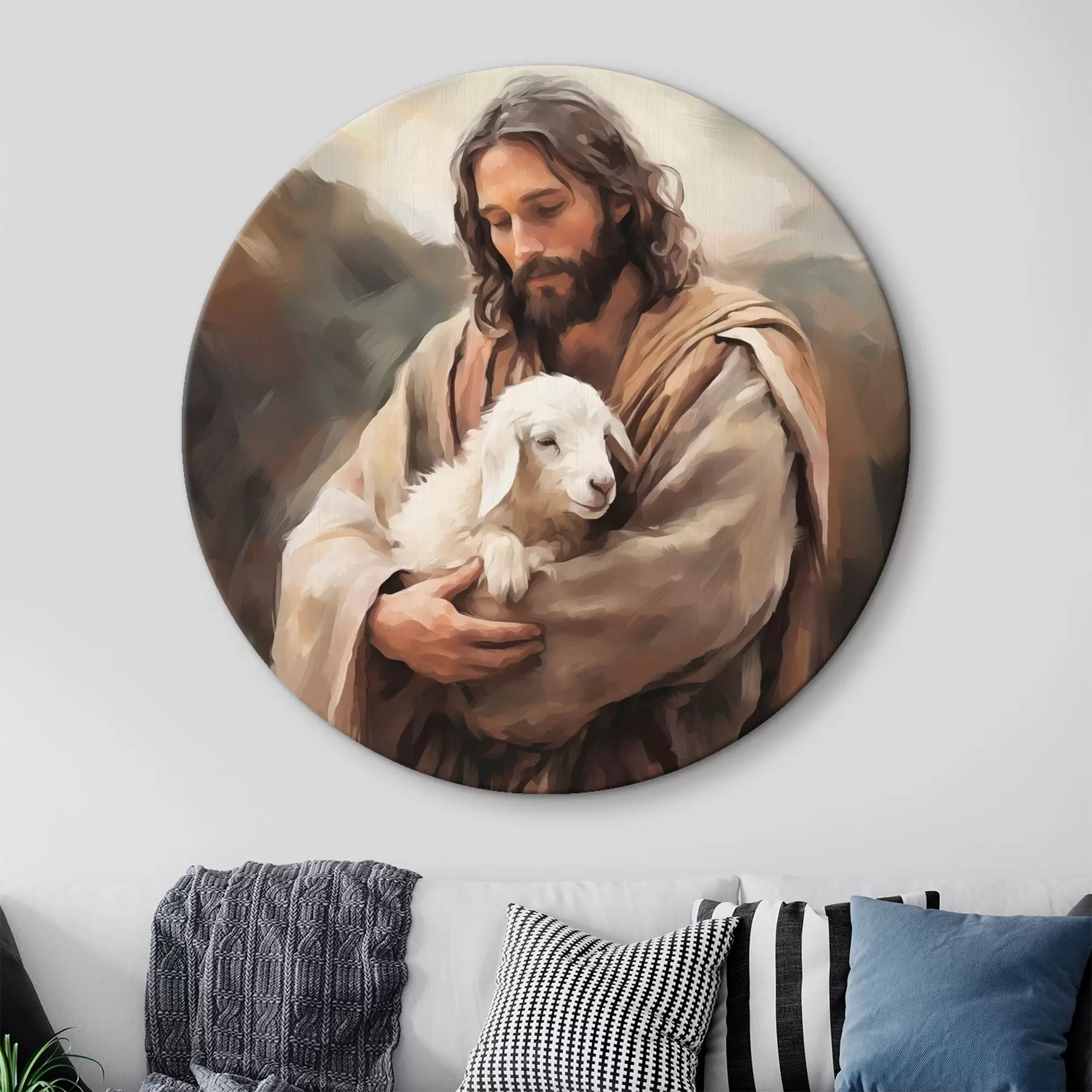 Pilt Jeesus koos tallelihaga r43356