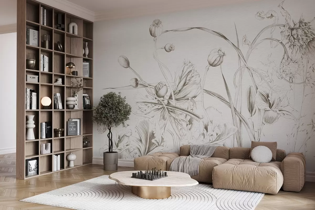 Fototapeedid Botaaniline graafika w08926v1