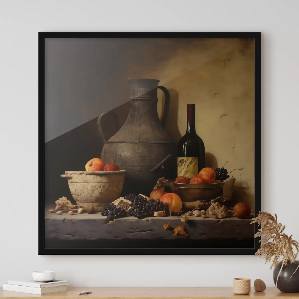 Plakat Klassikaline sooja valgustusega vaikelu f43369