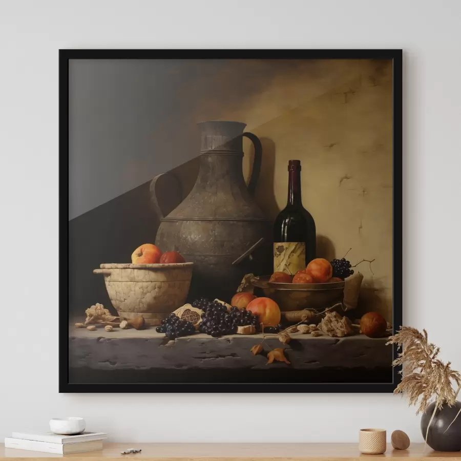 Fototapeedid Klassikaline sooja valgustusega vaikelu f43369