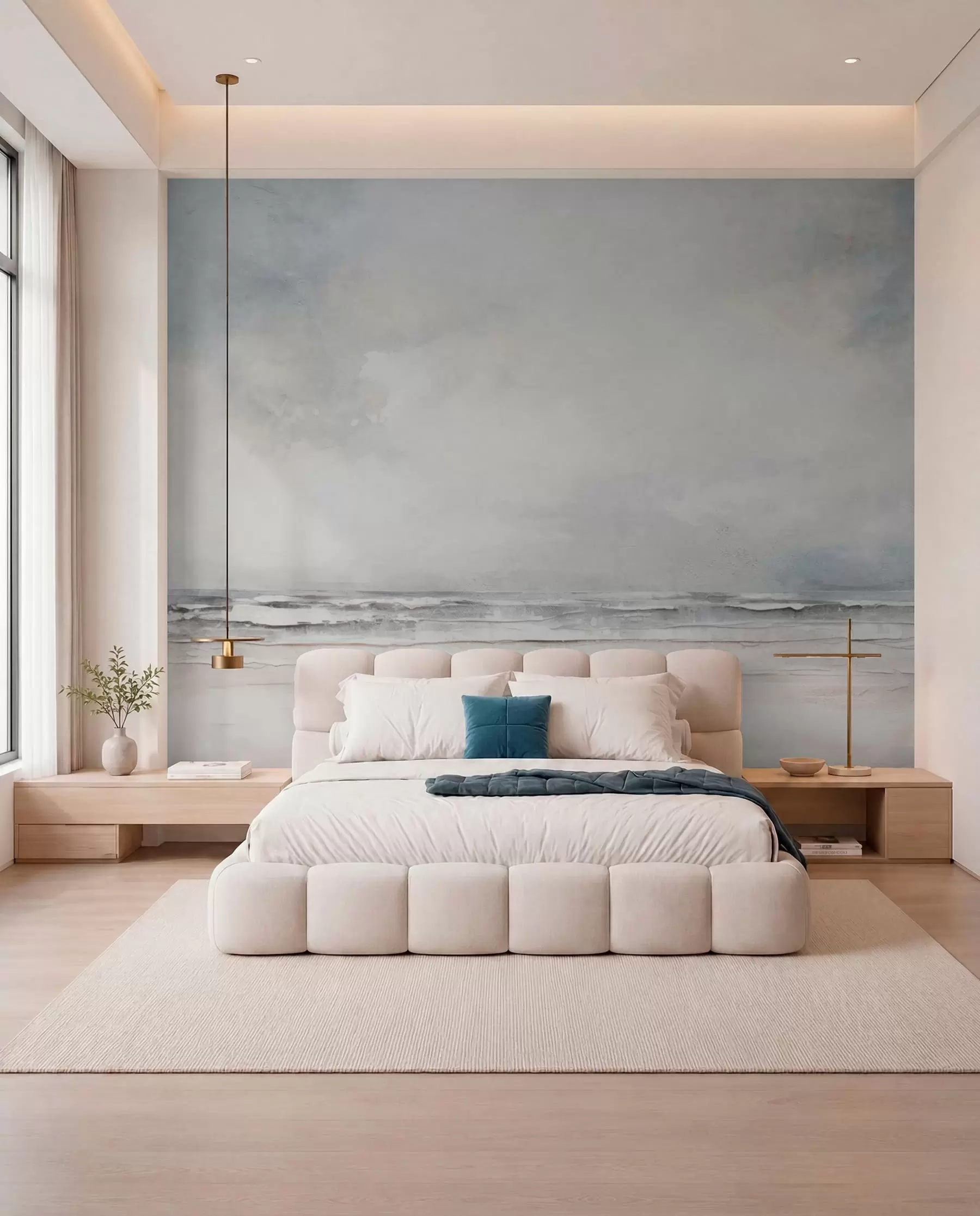 Fototapeedid Hõbedane merehorisont w03441