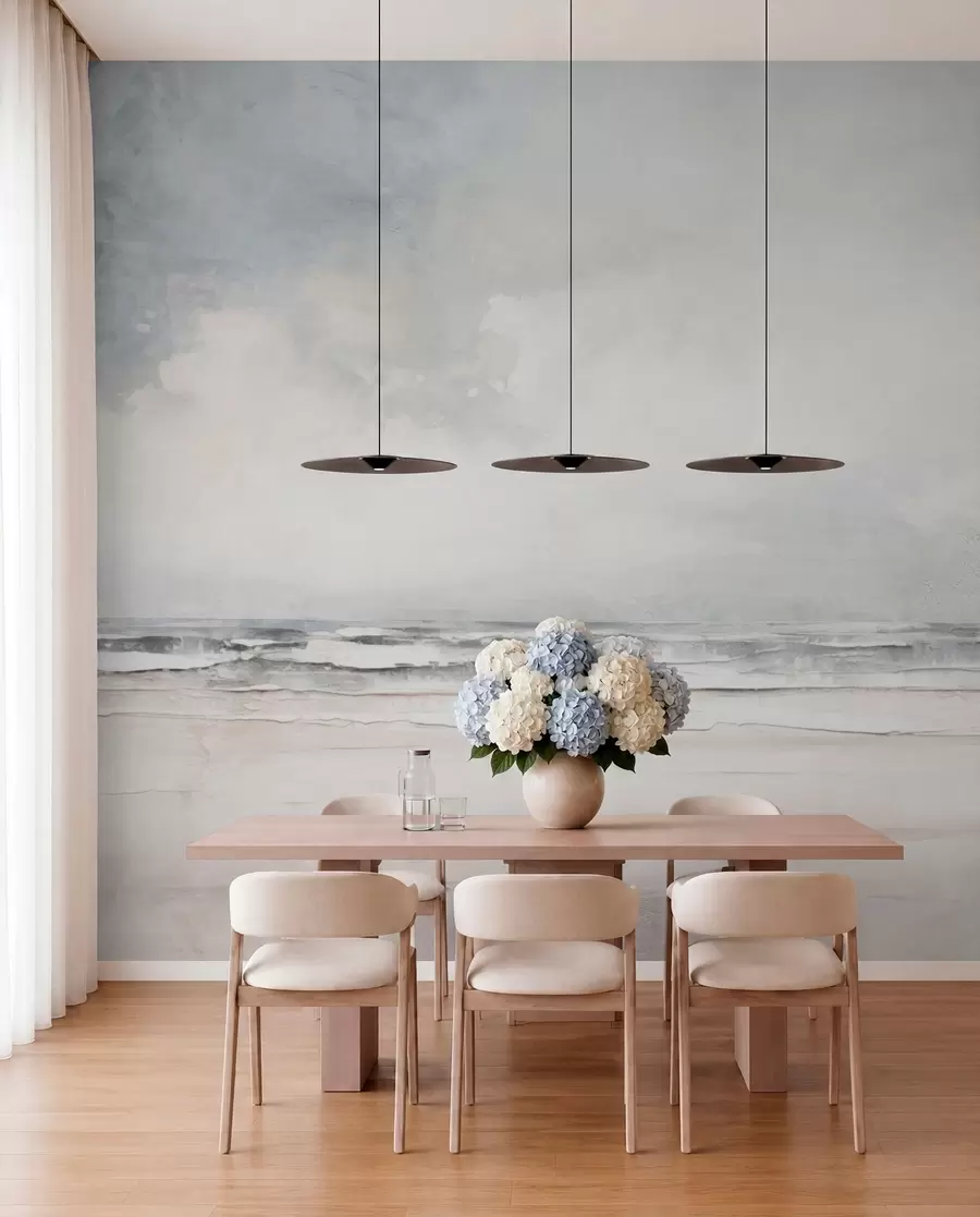 Fototapeedid Hõbedane merehorisont w03441