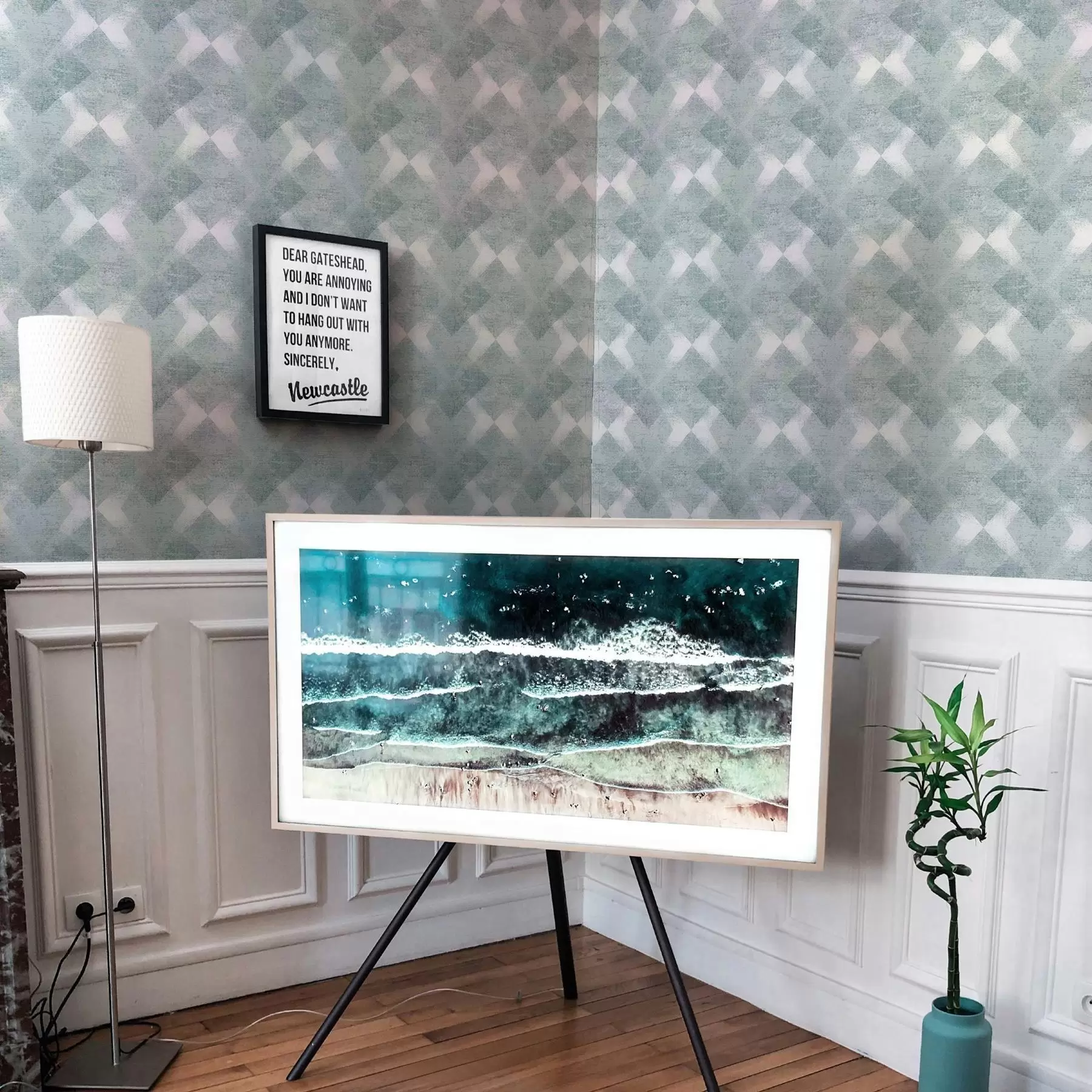 Fototapeedid Rombid sinistes värvides a00007