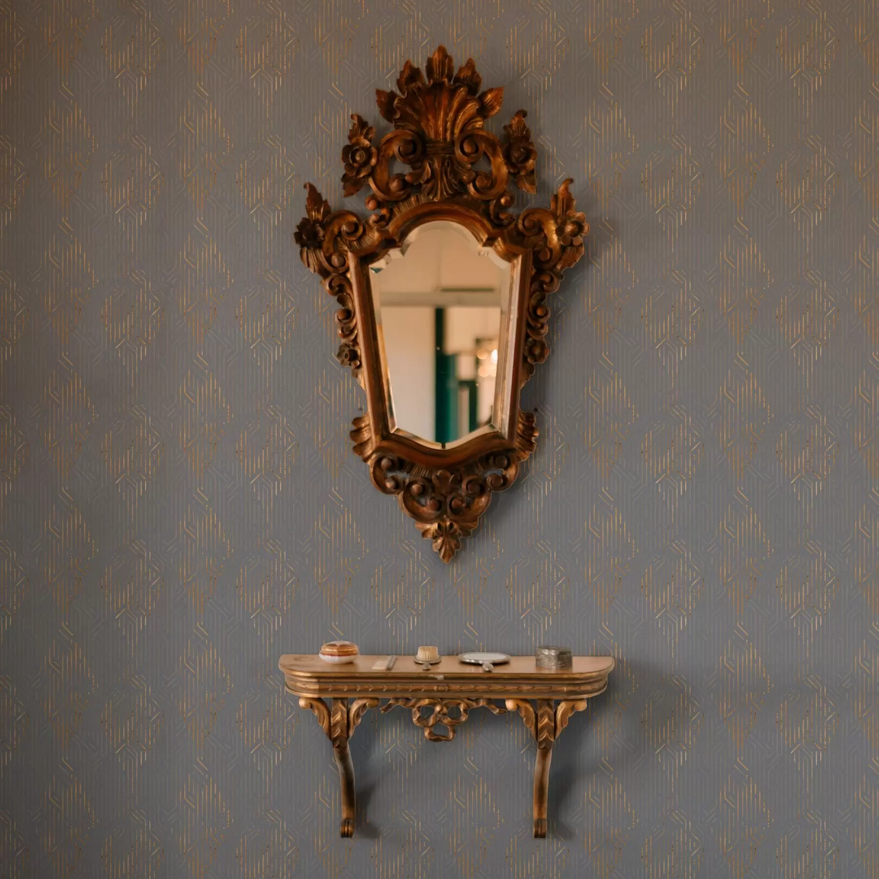 Fototapeedid Kriimustatud kollased rombid a00014