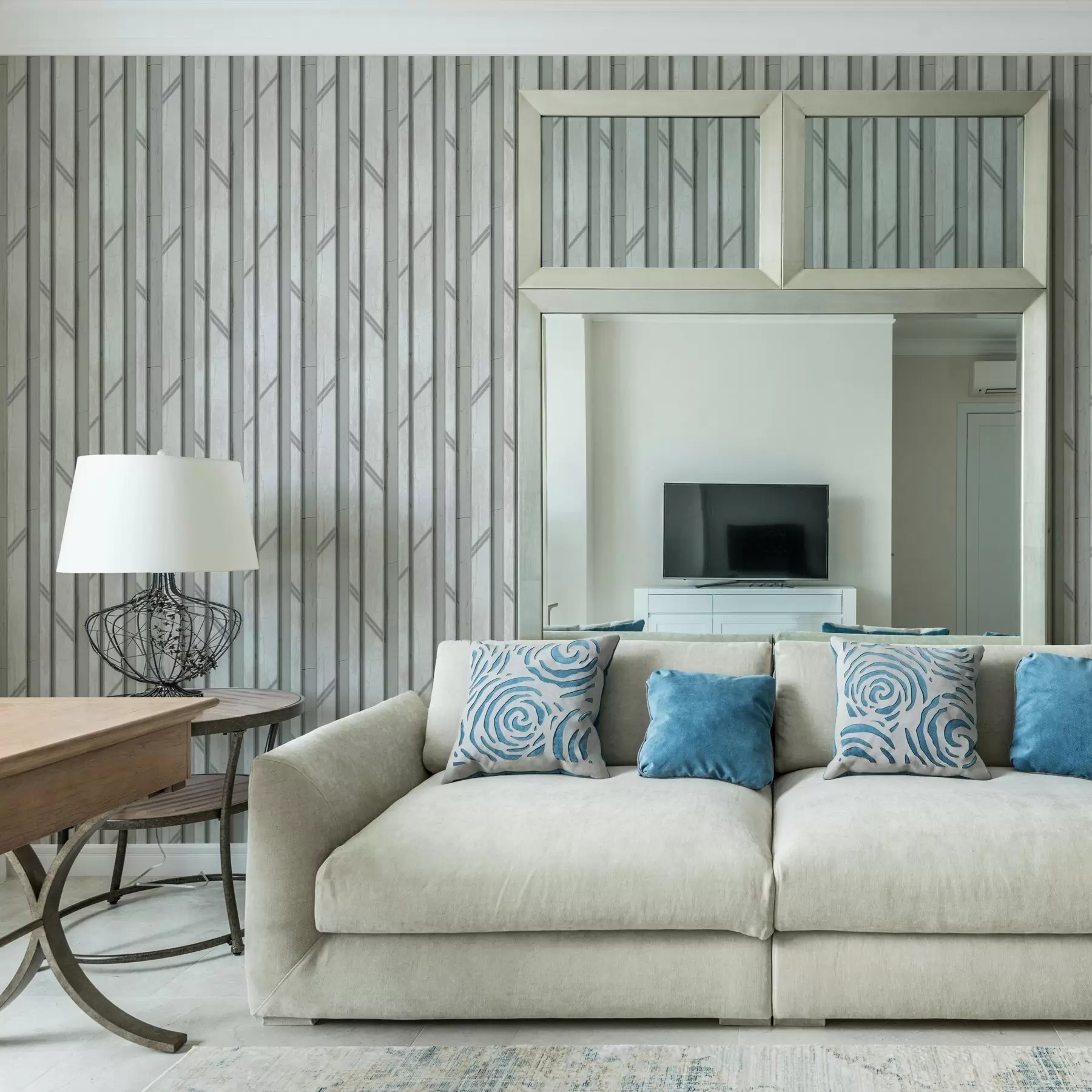 Fototapeedid Puidupaneelide efekt helehalli värvi a00055