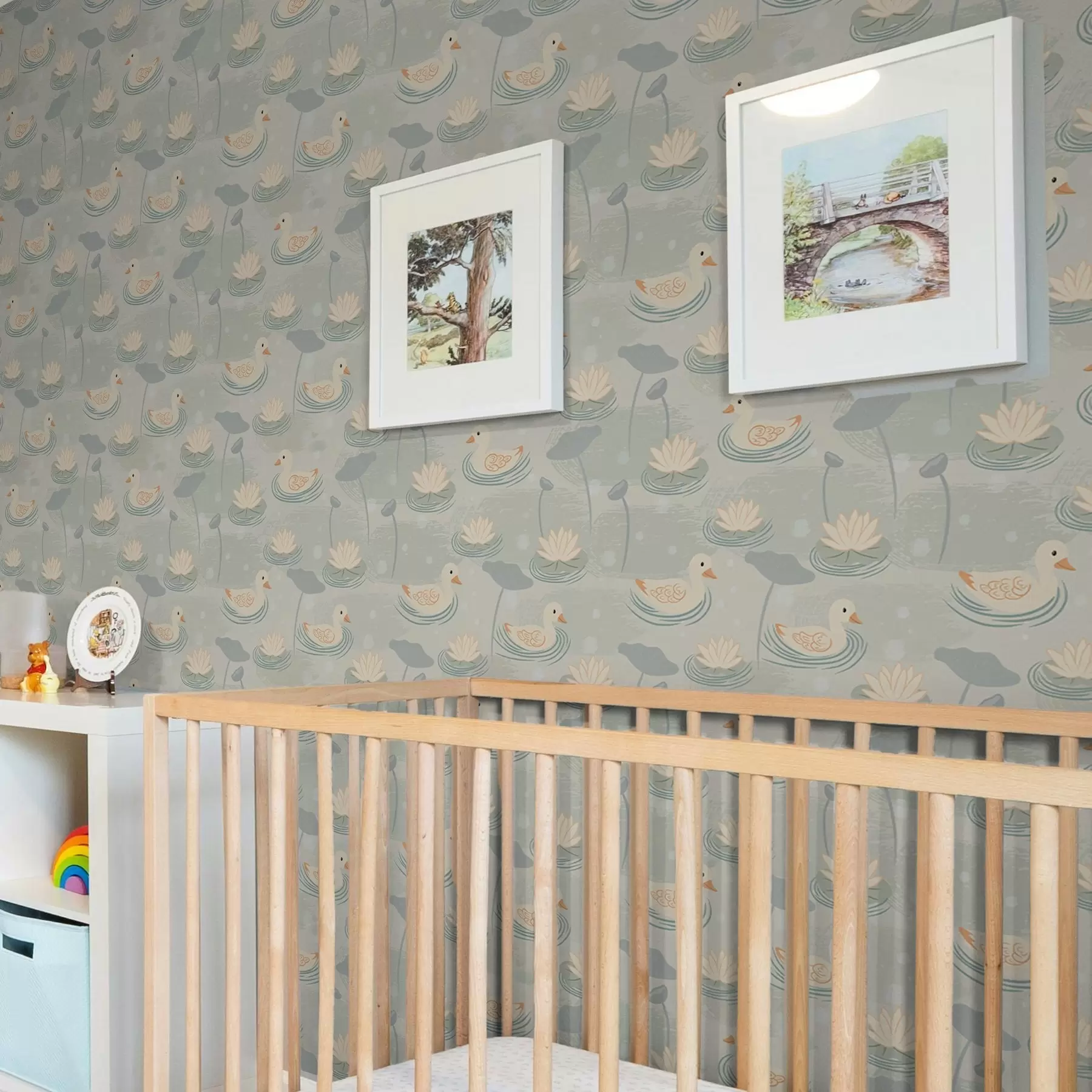 Fototapeedid Pardipojad lootosidega tiigis a00079