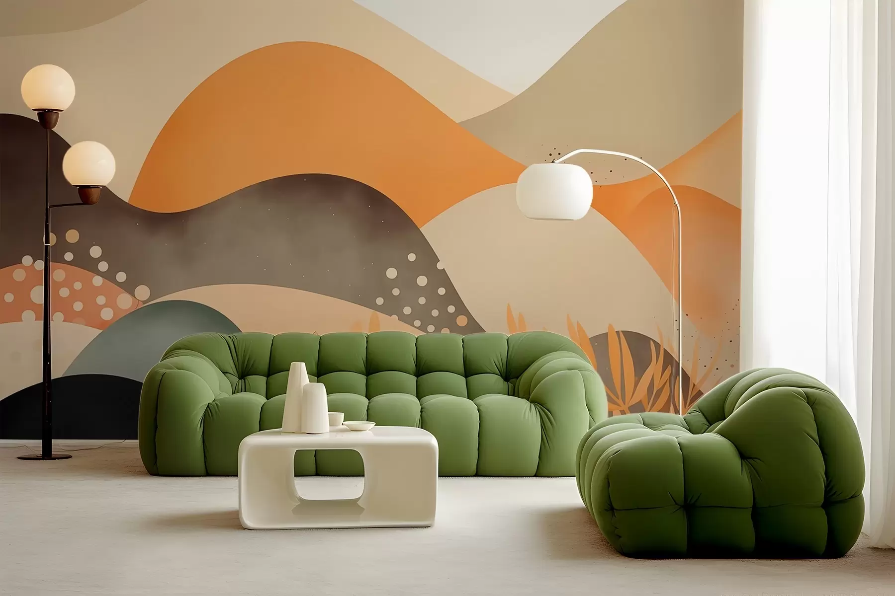 Fototapeedid Abstraktne maastik w03425