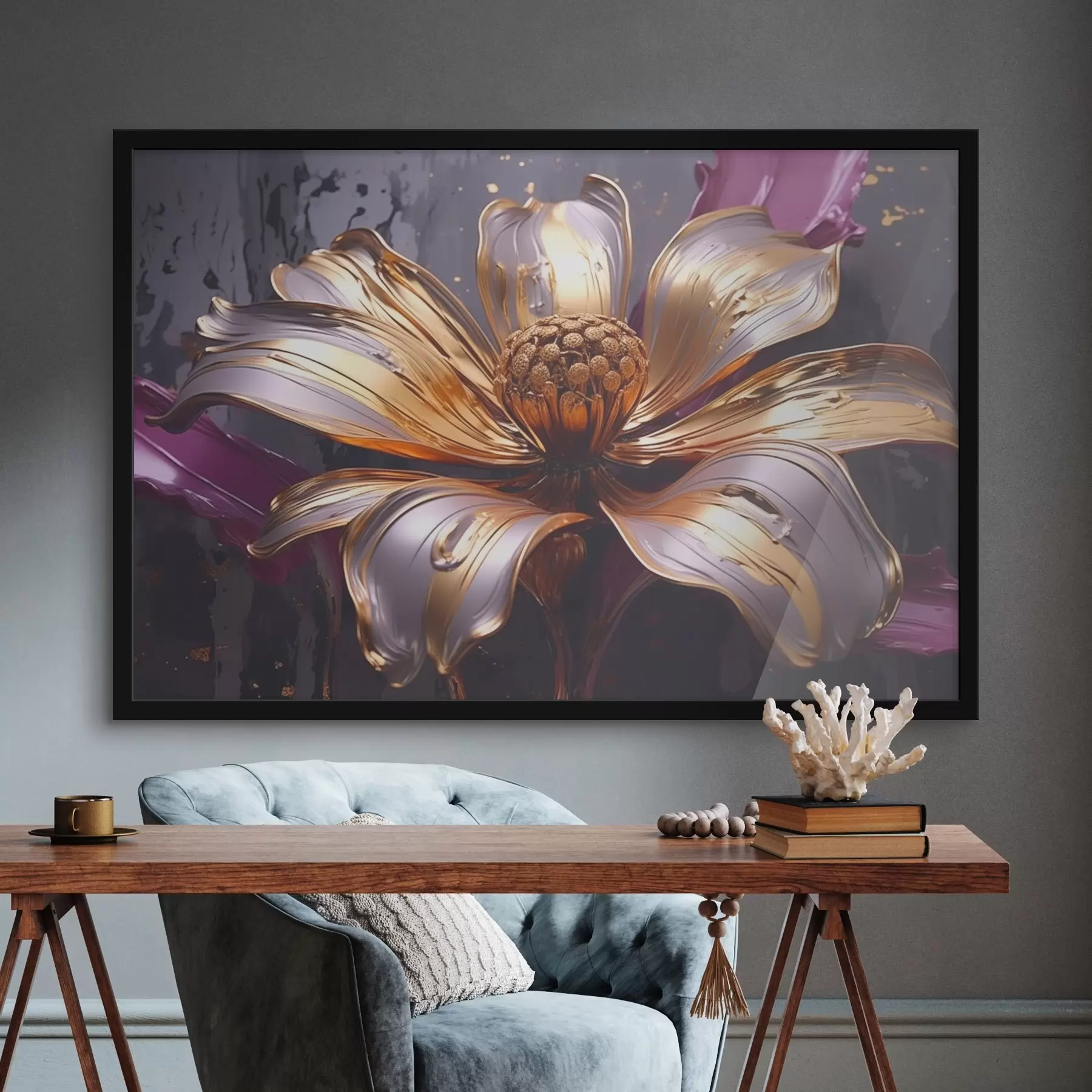 Fototapeedid Suur lill f43425