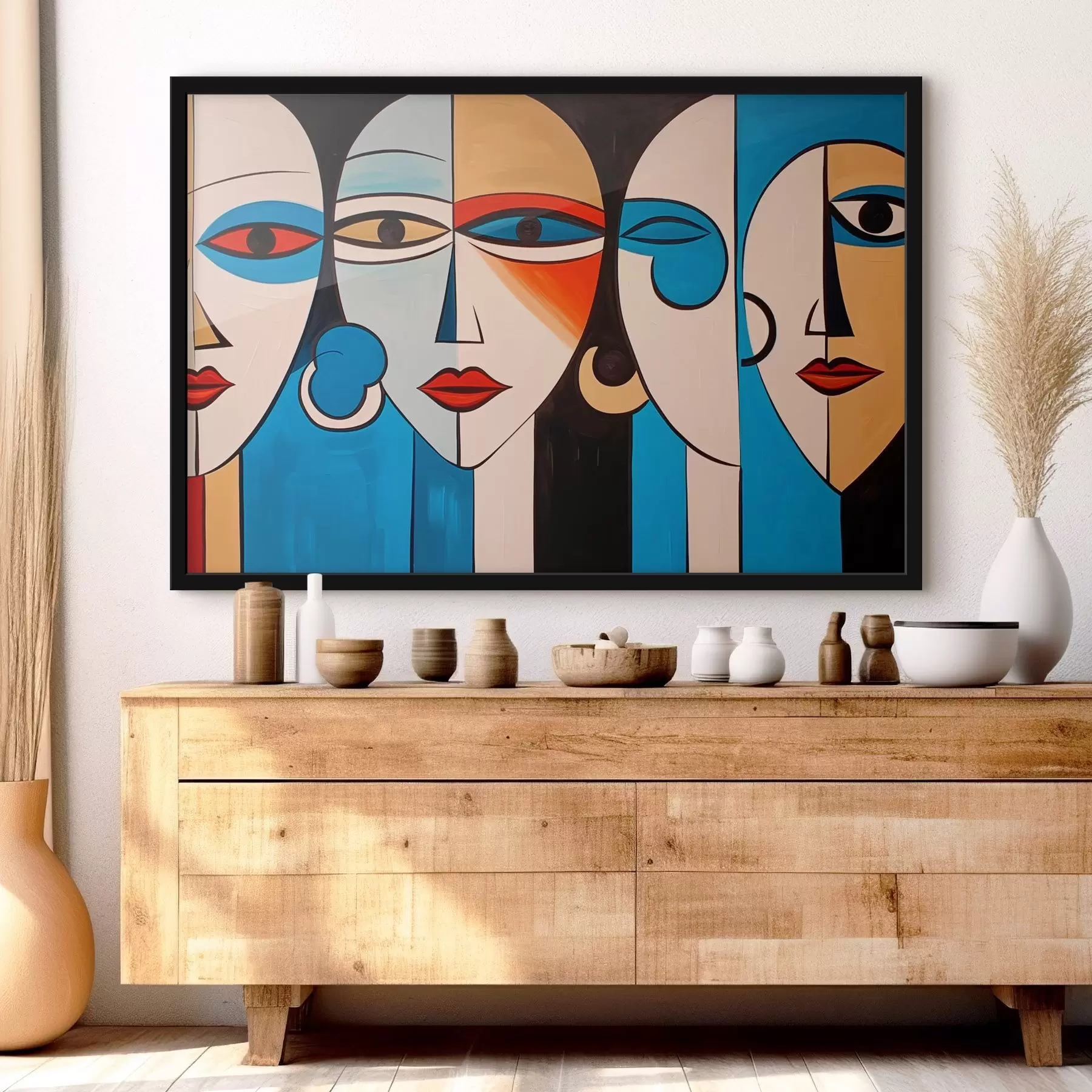 Pilt Kubistlikud naisportreed f43427