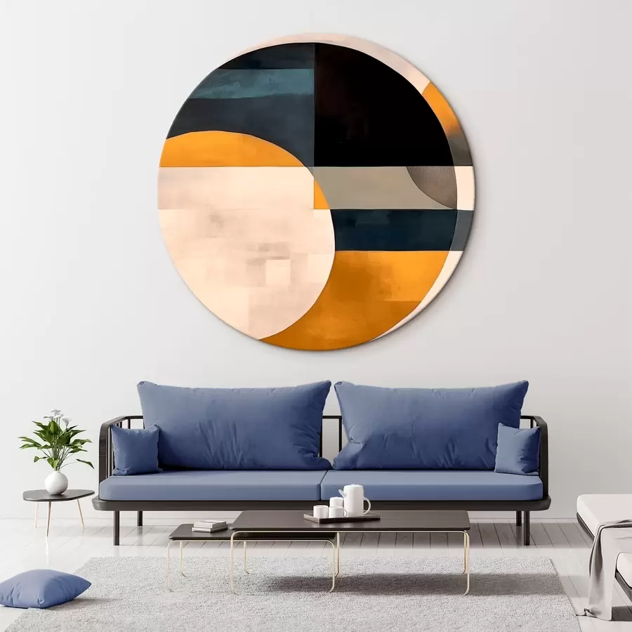 Pilt Geomeetriline kompositsioon minimalistlikus stiilis r43419