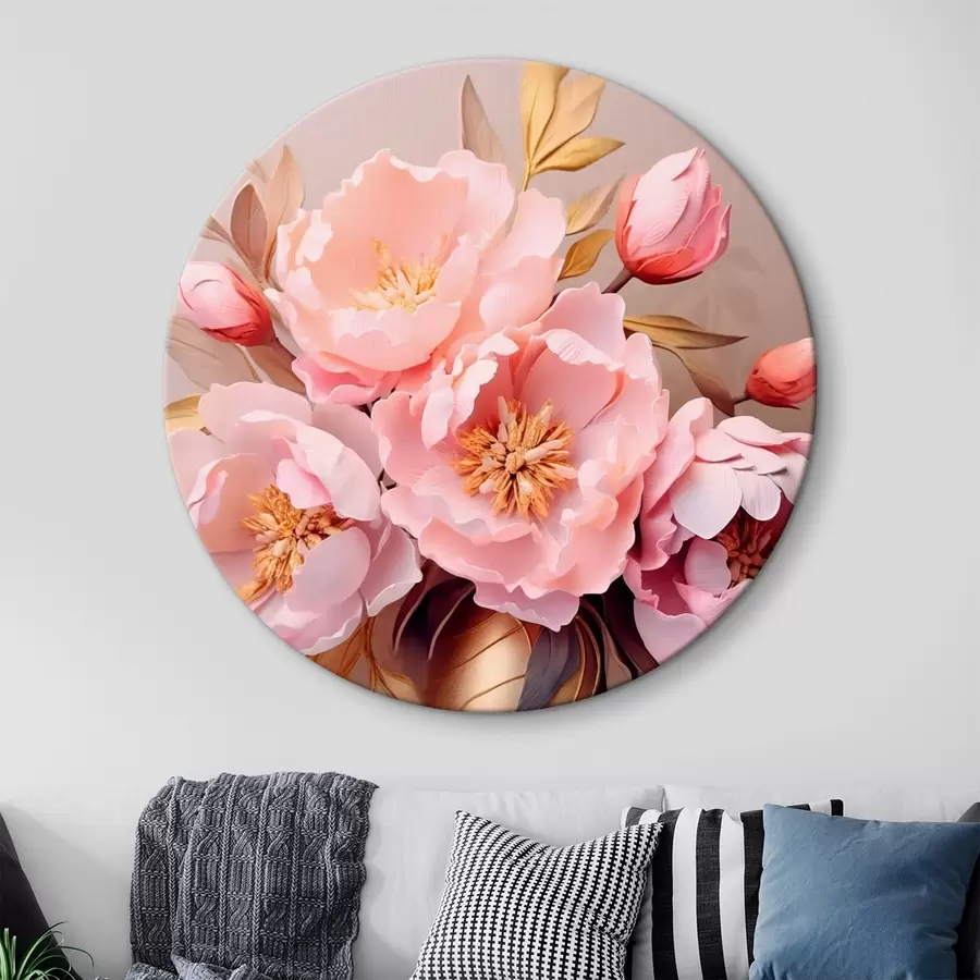 Pilt Vaas pioonidega r43422