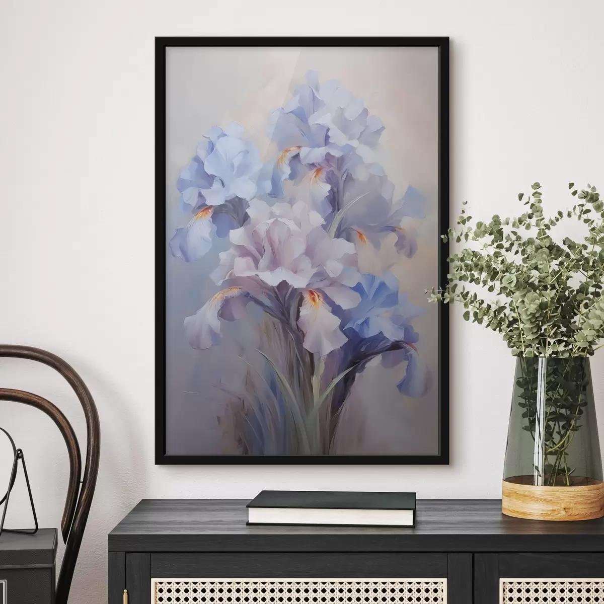 Plakat Iirised imiteerivad maali f43431