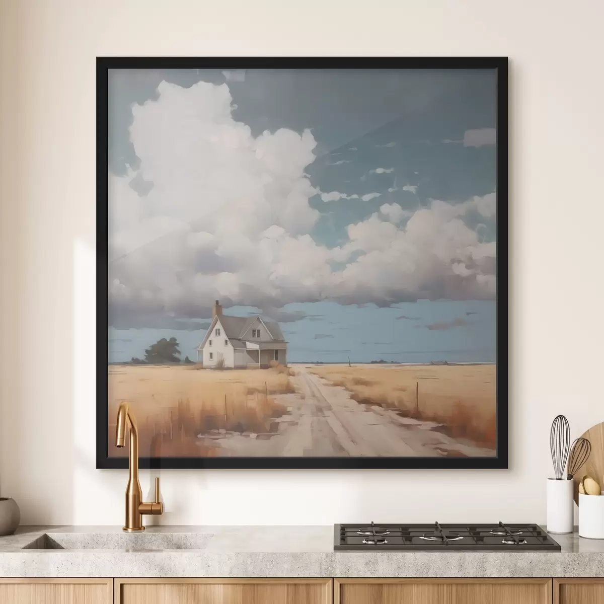 Plakat Maja valdkonnas imitatsiooni maalimine f43440