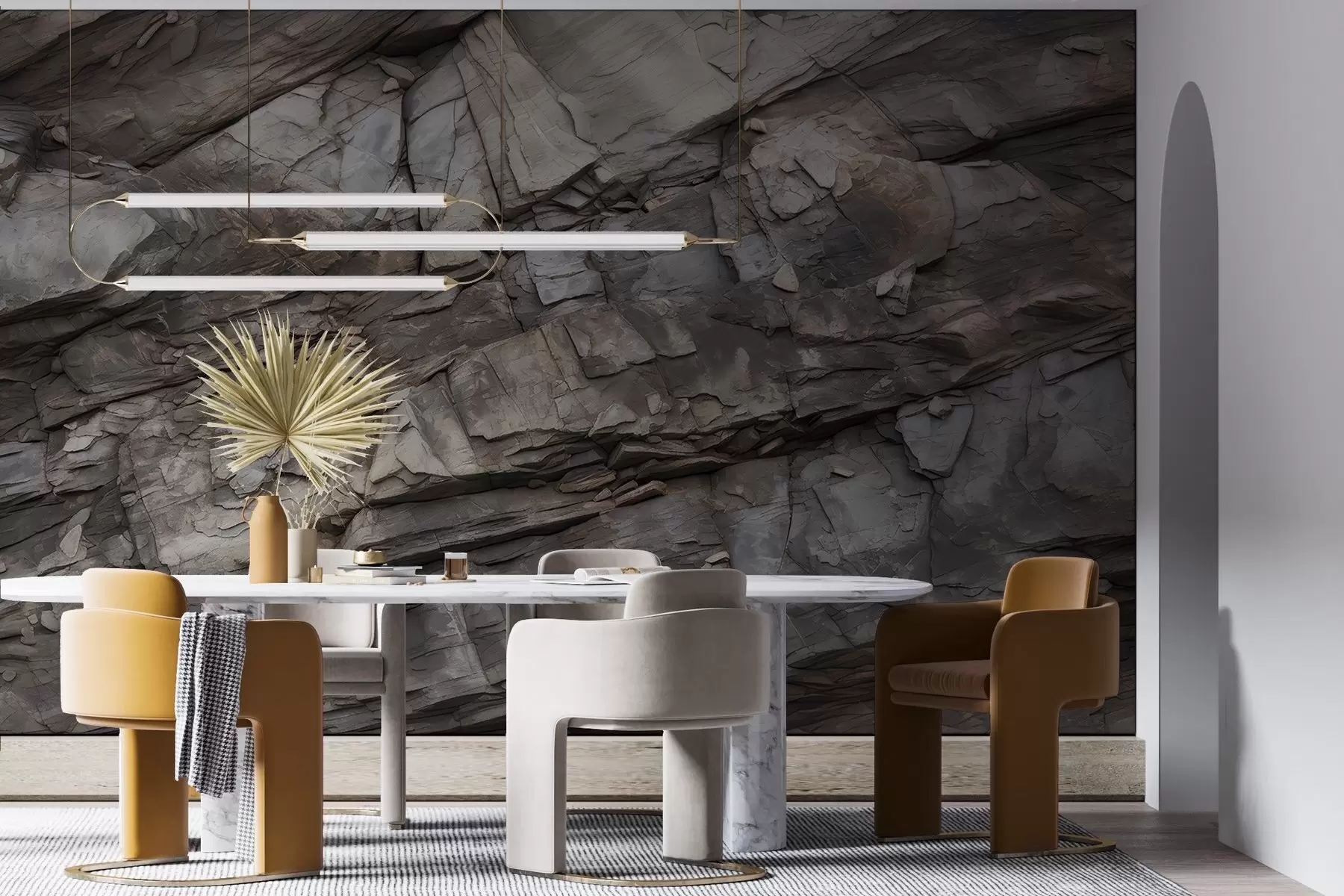 Fototapeedid Värvitud kivisein w03554