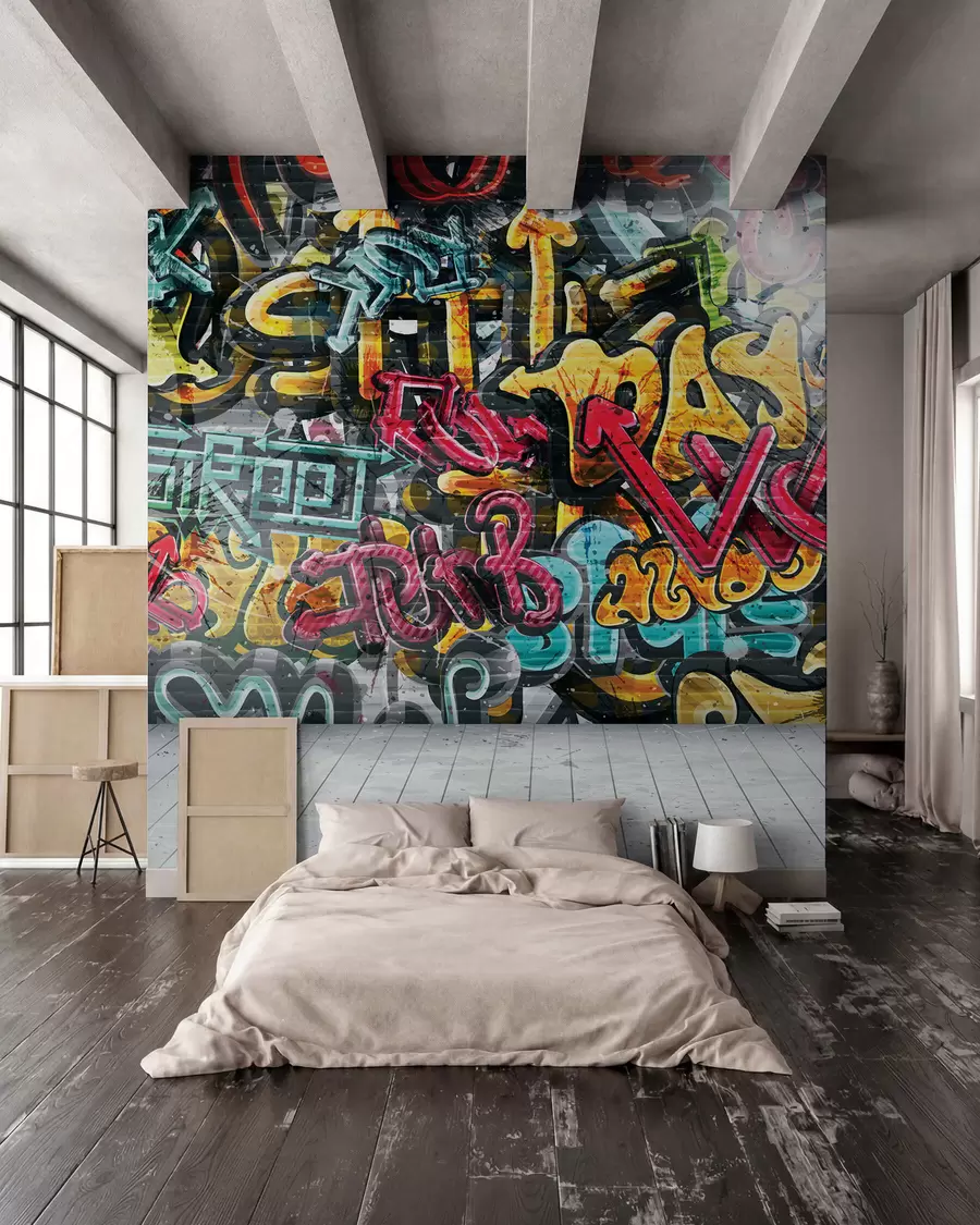 Fototapeedid Kunstvärvid, maalid ja grafiti u56045