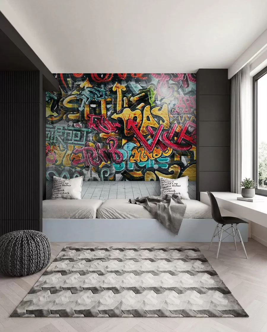 Fototapeedid Värviküllane grafiti u56045