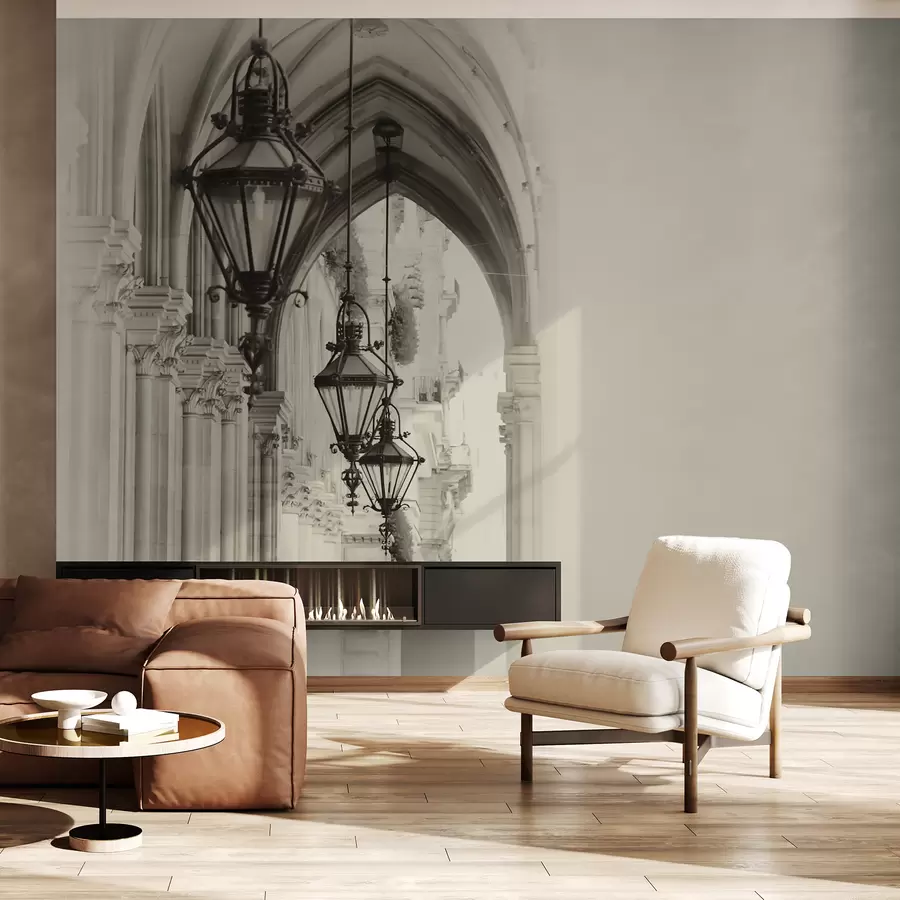 Fototapeedid Tänavavalgustus, lamp ja kunst u57433