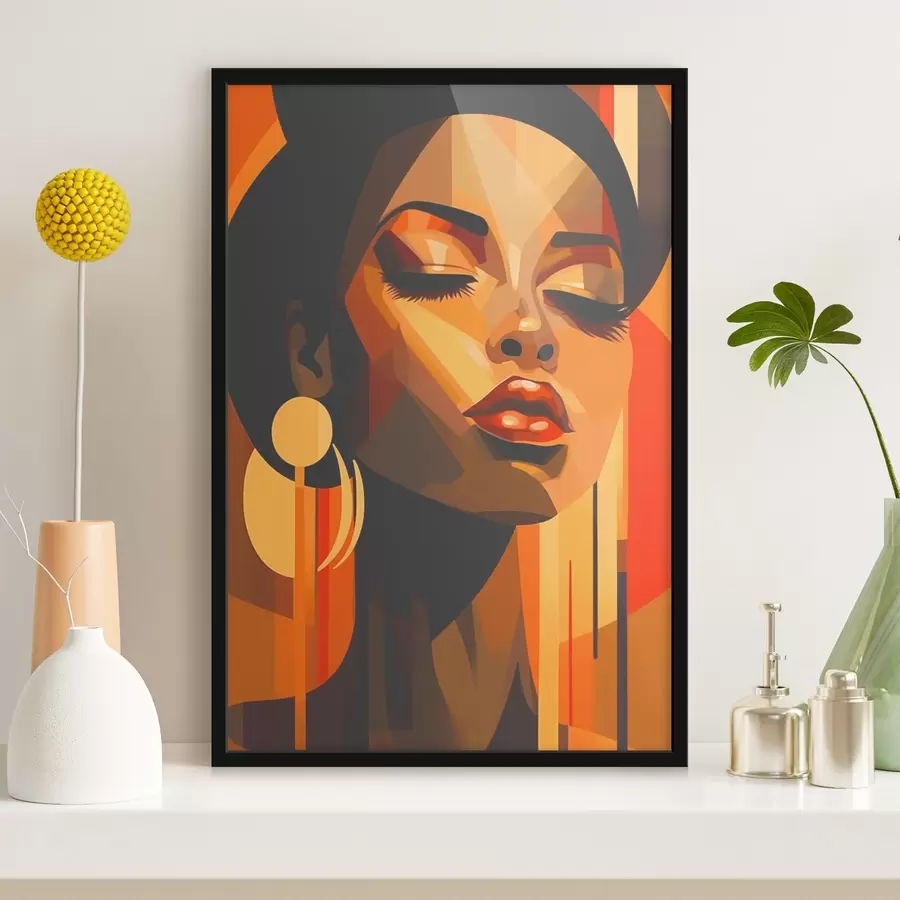 Fototapeedid Kahe näo abstraktsioon f43530